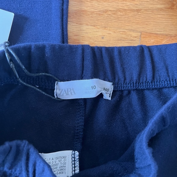 Zara navy leggings for girl size 10 - Picture 2 of 2